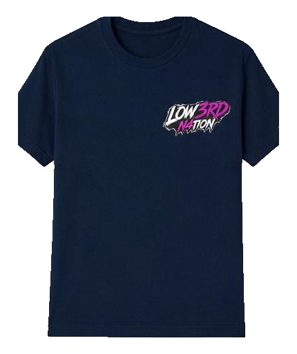 LOW3RD 12989 navy (white+shadow)