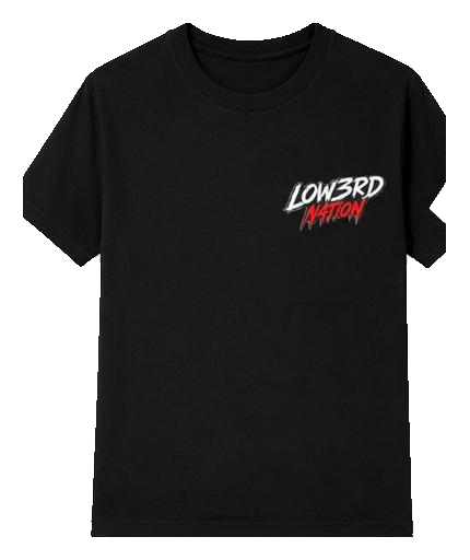 LOW3RD 12991 black (white+shadow)