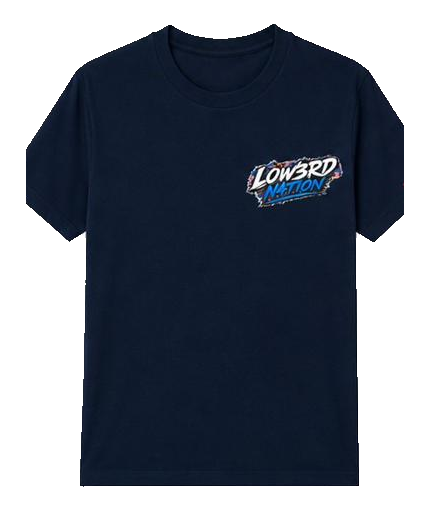LOW3RD 12993 navy (white+shadow)