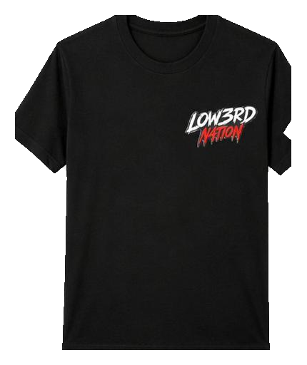 LOW3RD 13002 black (white+shadow)