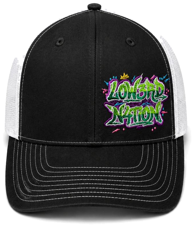 LOW3RD N4TION - Trucker hat (13292) front