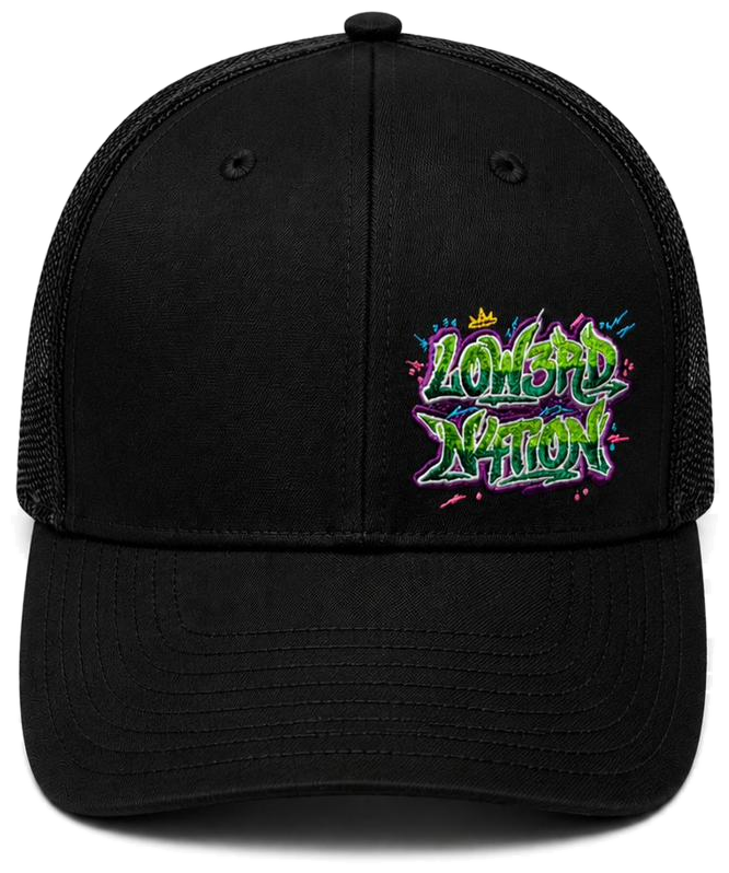 LOW3RD N4TION - Trucker hat (13293) front