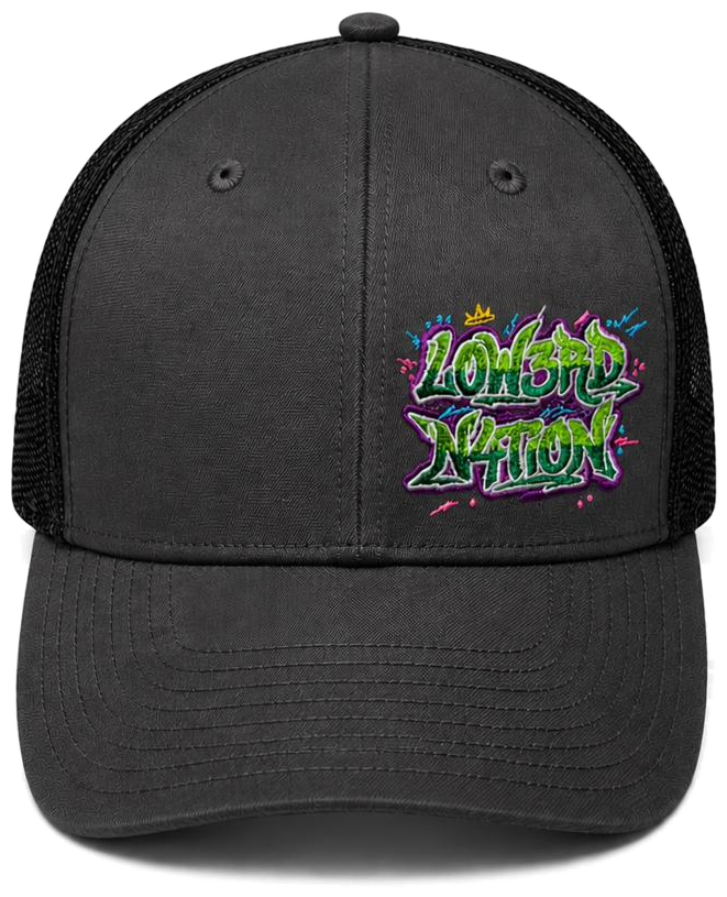 LOW3RD N4TION - Trucker hat (13294) front